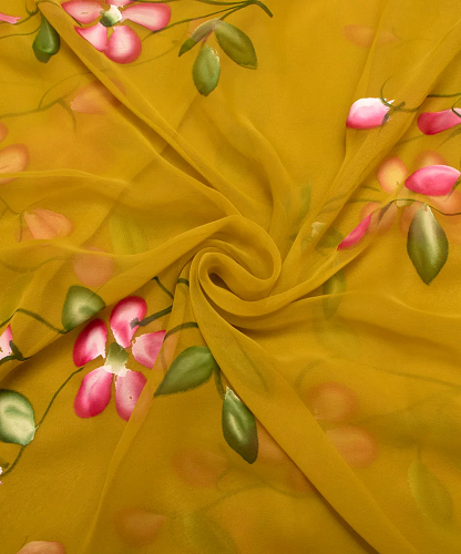 Indian Printed Georgette Fabric Exporters